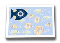 Sticky Notes: 4 inch x 3 inch Fish Design Sticky Notes